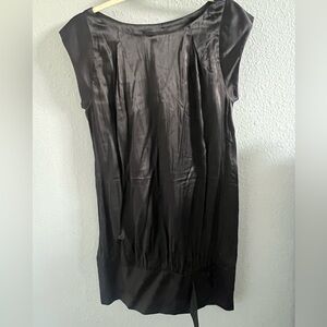 M black sleeveless mini dress mini dress